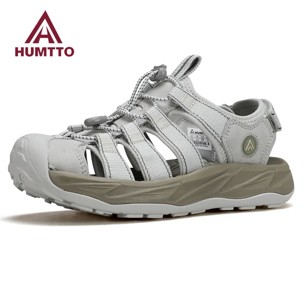 HUMTTO Summer Beach Outdoor Sandals Non-Slip Hiking Sneakers Male Breathable Men Wading Shoes Quick-Drying Aqua Shoes for Men's