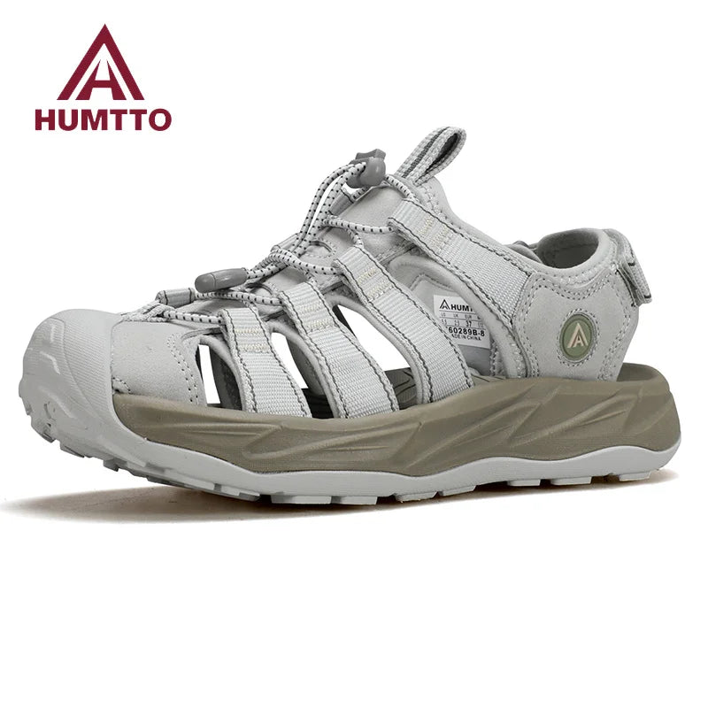 HUMTTO Summer Beach Outdoor Sandals Non-Slip Hiking Sneakers Male Breathable Men Wading Shoes Quick-Drying Aqua Shoes for Men's