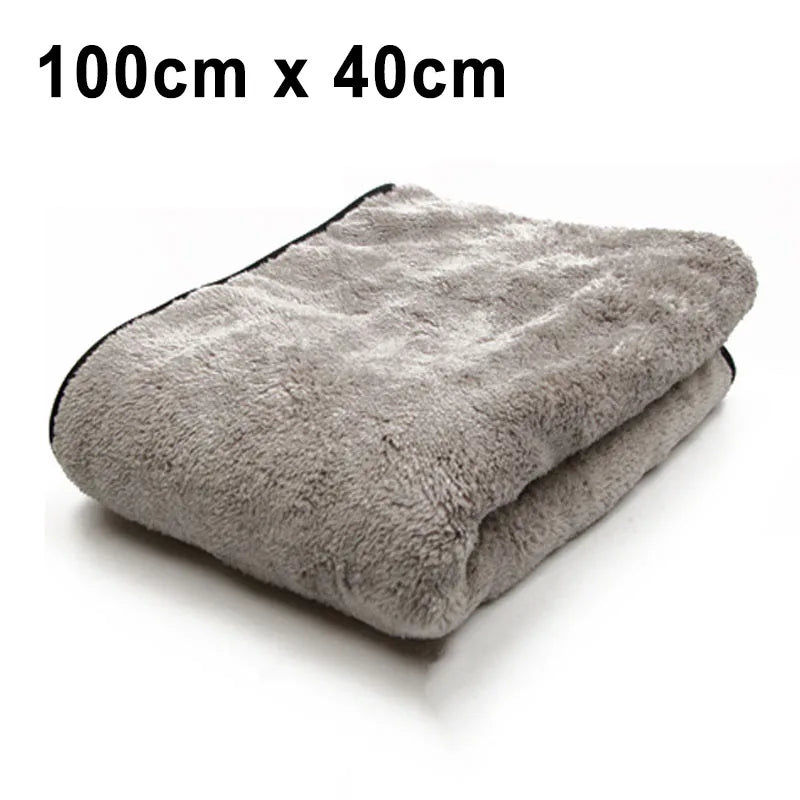 SEAMETAL Microfiber Car Wash Towel High Water Absorption Fast Drying Cloth Car Detailing Care Rags for Car Cleaning Accessories