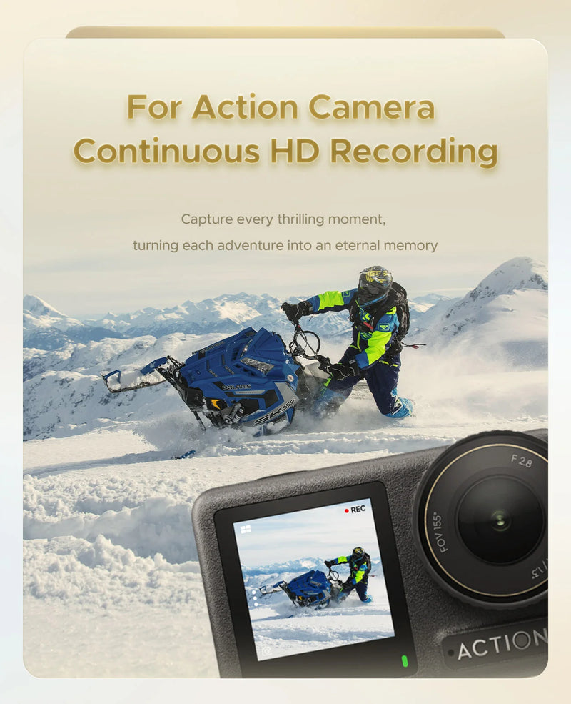 ORICO 2 Packs microSDXC UHS-I Memory Card, 100MB/s, 4K UHD Recoding, U3, Class10, V30, A1 for Action Camera, Dash Cam, TF Card