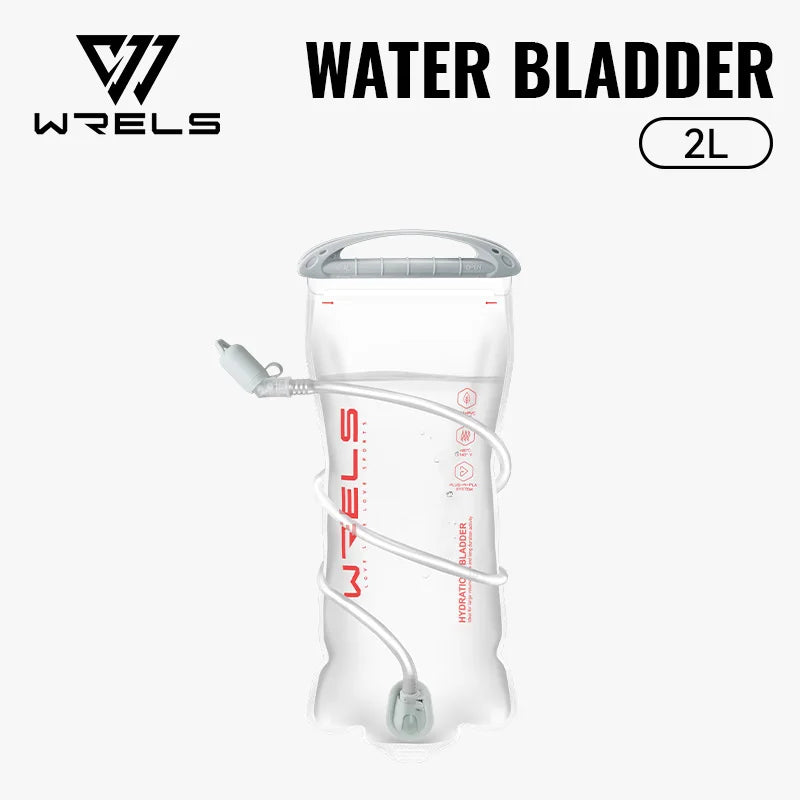 WRELS 1\1.5\2\2.5\3L Hydrapak Water Reservoir Leak Proof Water Bladder BPA Free for Camping Running Hiking Hydration Bladder