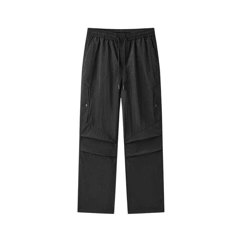 Semir Women Pants Cooling 2026 UV Protection Textured Pleated Wide Leg Drawstring Urban Casual Everyday Style Soft