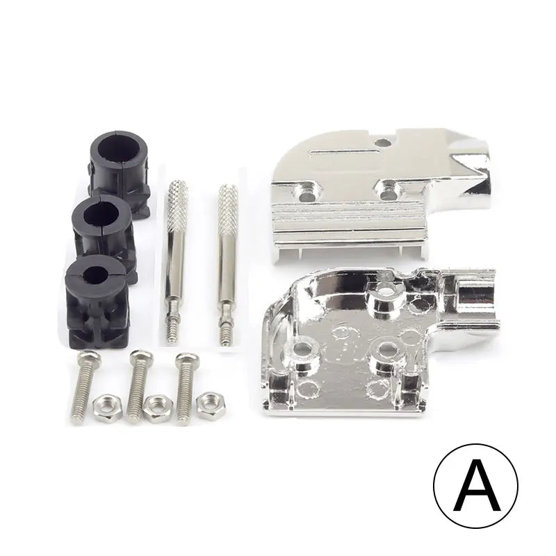 DB9 Adapter Connector Core RS232 Serial COM Plug Connectors Hole/pin DB15 Female Male Port Socket D Sub DP9 Plastic Case