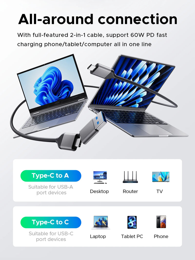 ORICO 20Gbps Portable Solid State Drive 2000MB/S Colorful Graffiti NVME PSSD for Laptop PC Video Editing and Data Backup