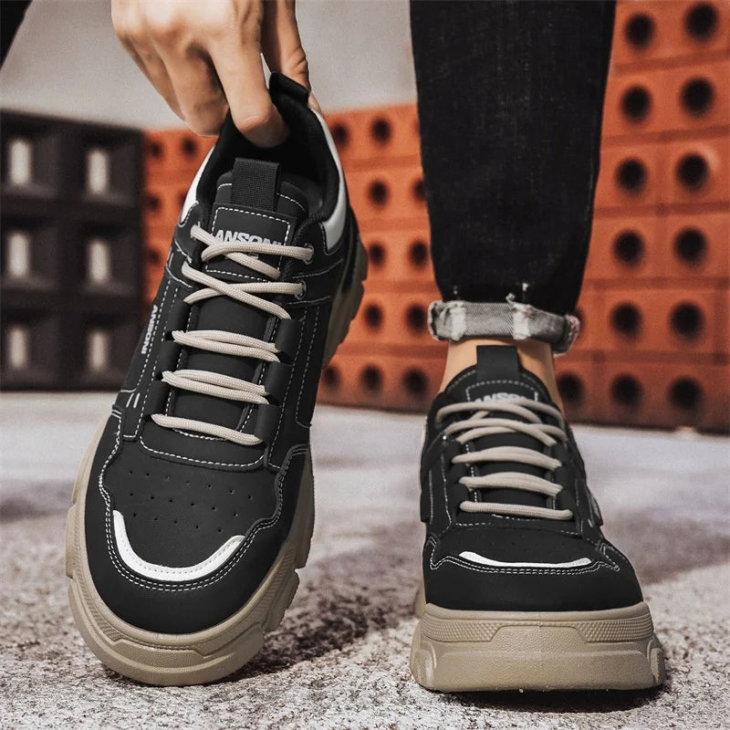 Men's casual sports shoes four seasons soft-soled non-slip outdoor running shoes tooling labor protection shoes fashion sneakers