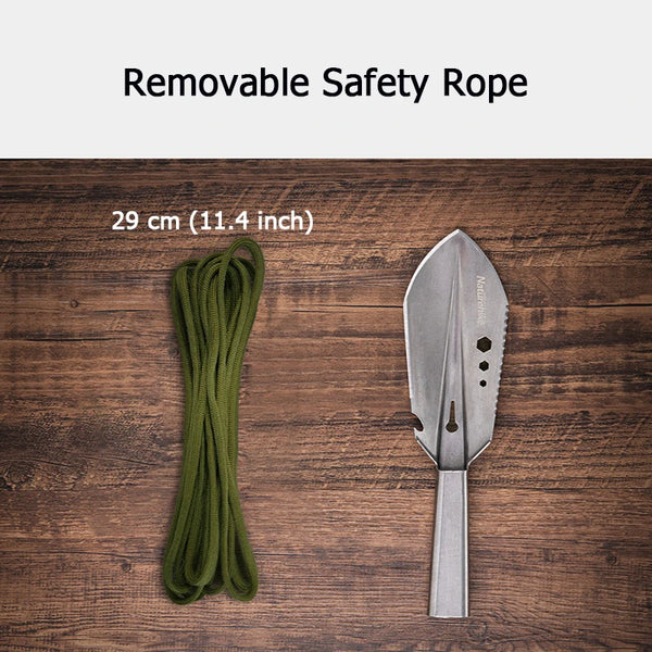 Naturehike Shovel Multifunctional Ultralight Shovel Outdoor Portable Stainless Steel Srowel Shovel Bushcraft Bbq Camping Shovel