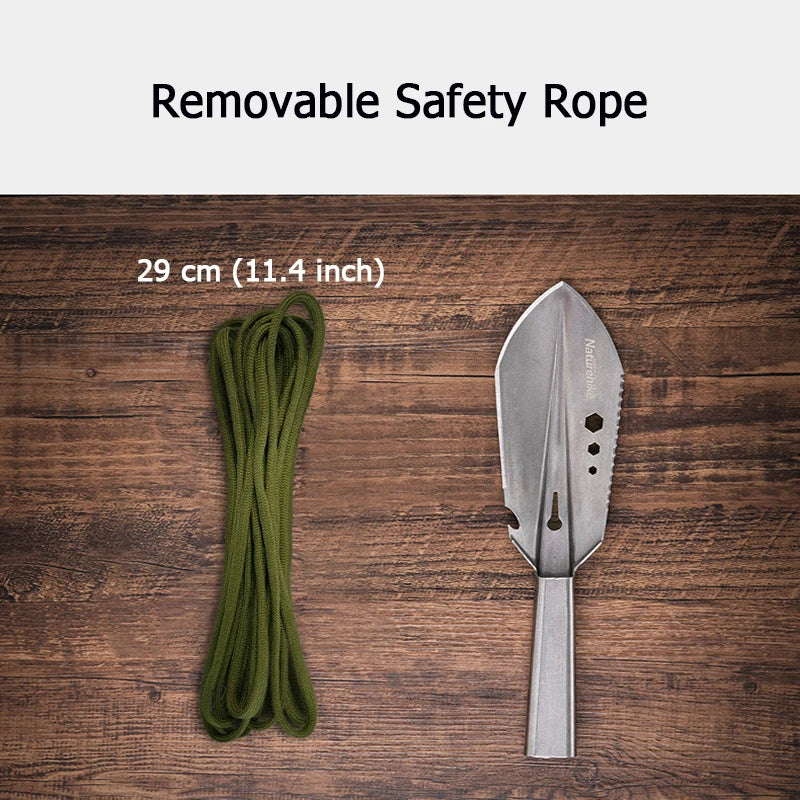 Naturehike Shovel Multifunctional Ultralight Shovel Outdoor Portable Stainless Steel Srowel Shovel Bushcraft Bbq Camping Shovel