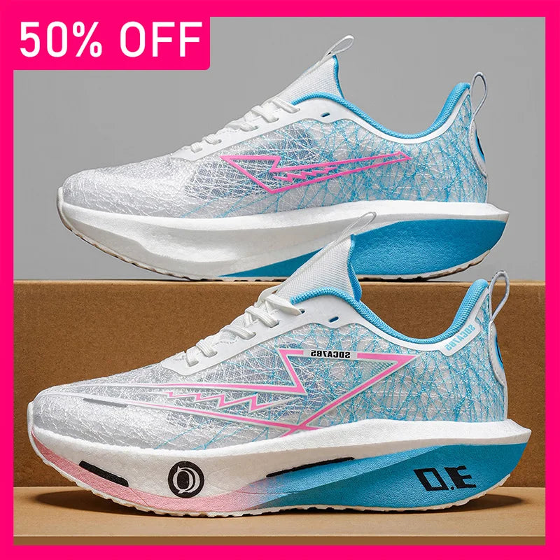 Unisex Sports Shoes Light Breathable Comfortable Mesh Casual Running Shoes Daily Training Thick Soled Anti Slip Fitness Shoes