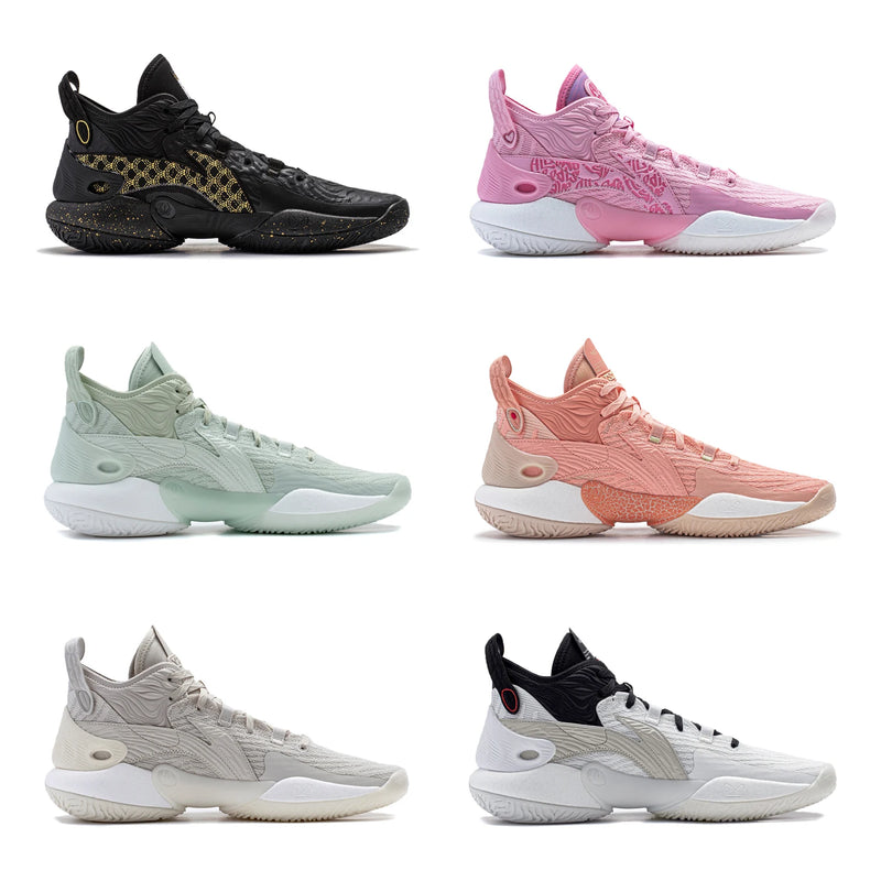 Li-Ning Men's YUSHUAI XVIII Professional Basketball Shoes BOOM Cushion SYNCHRO-ADJUSTSYSTEM Support Sport Shoes Sneakers ABAU009
