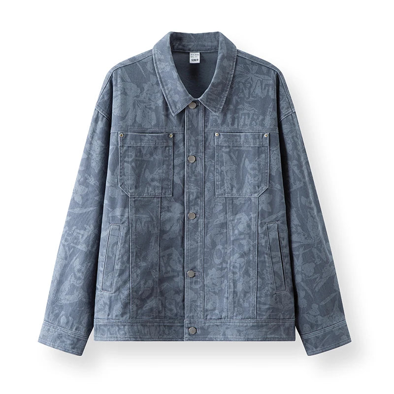 Semir Classic Jacket Men Spring Lapel Fleece Commute Basic Versatile Slightly Loose Structured Silhouette Casual Top