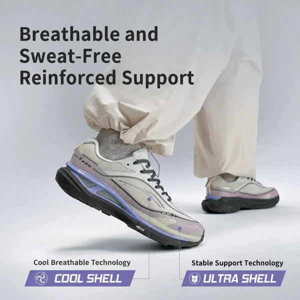 ស្បែកជើងឡើងភ្នំក្រៅផ្ទះ Li-Ning សម្រាប់នារី AXY ROCELIA សាច់ទន់ត្រជាក់ មានខ្យល់ចេញចូលបានល្អ មានស្ថេរភាព មានផាសុកភាព ស្បែកជើងកីឡា Lining ស្រាល AHTW042