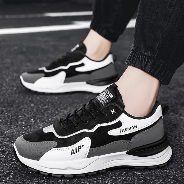 Chunky sneakers four seasons soft sole non slip comfort outdoor running shoes fashion breathable lightweight casual sports shoes