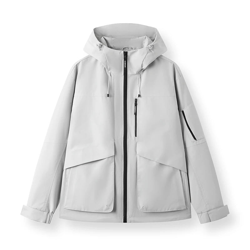 Semir Men Jacket Outdoor Mountain Style Hooded Loose Couple Casual Style Autumn Lightweight Outerwear Daily Wear 2026