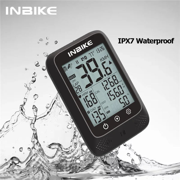 INBIKE Bicycle Computer GPS Wireless ANT+ Bluetooth  2.3 inch Bike Speedometer Computers Waterproof Cycling Computer Accessories