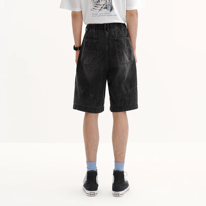 Semir Men Pants Denim Loose Waist Binding Elastic Drawstring Casual Style Soft Comfortable Daily Wear 2026 Summer Fashion Top