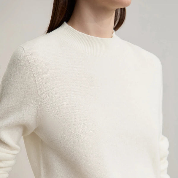 AMII Women's Sweater Semi-turtleneck Knitted Wool Pullover for Woman 2026 Winter New Versatile Long Sleeves Top Female 12543194