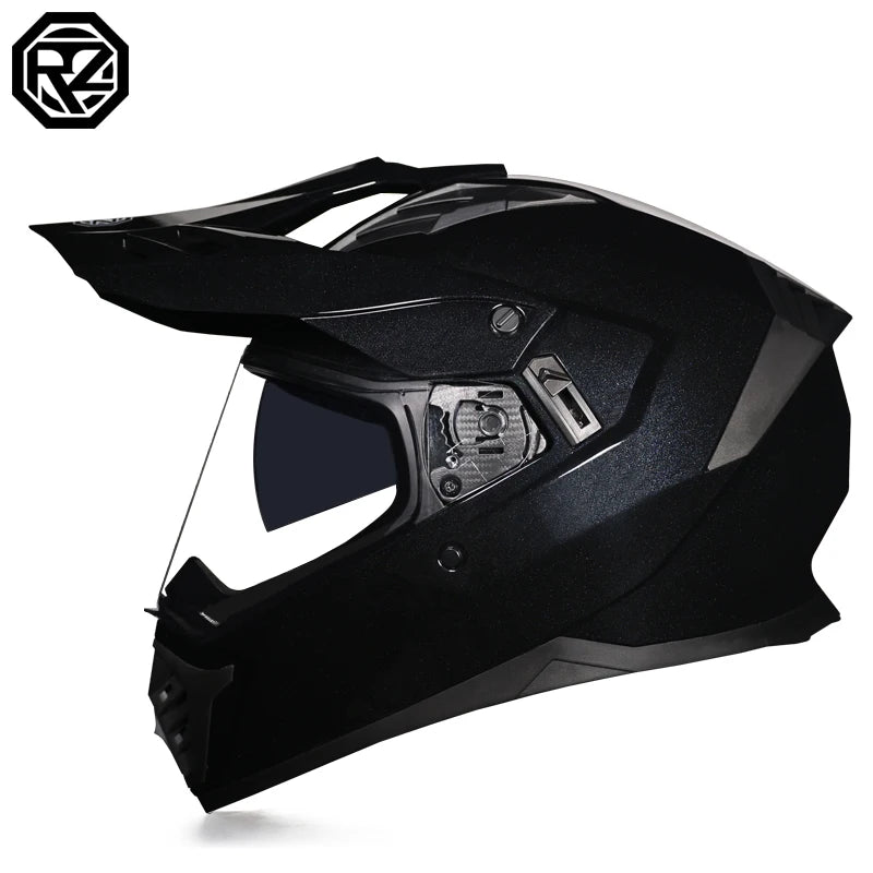 ORZ Motocross Helmet DOT Certification MTB ATV Motorcycle Cascos Carbon Fiber Pattern Off-Road Capacete Motorbike Anti-Glare