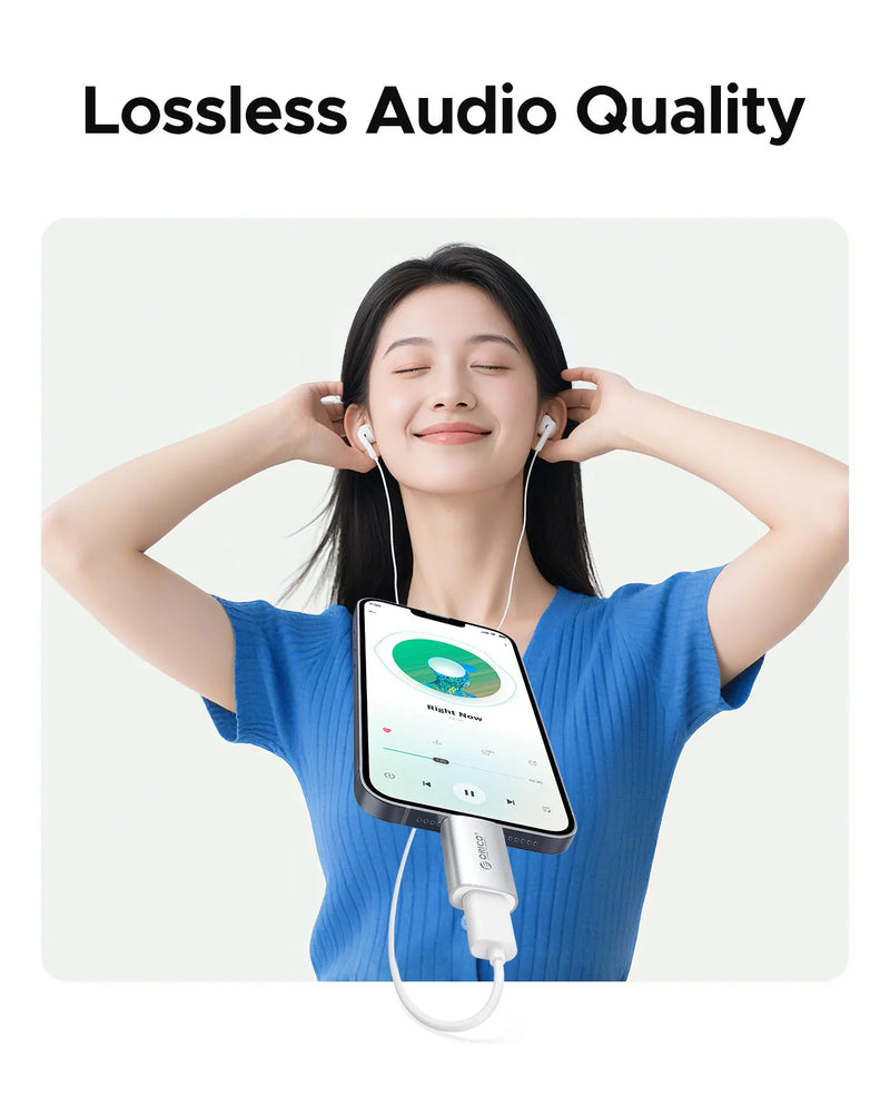 ORICO USB C OTG Adapter 27W Charging Data Transfer Audio Compatible with iPhone 14, 13, 12, 11 Xs iPad iPod AirPods Tablet