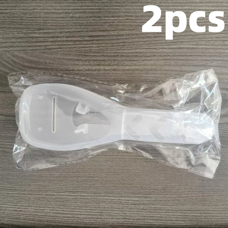 1/2pcs Transparent Dust-Proof Travel Shaver Case,Portable Toiletry Storage Organizer for Razor,Compact and lightweight design.
