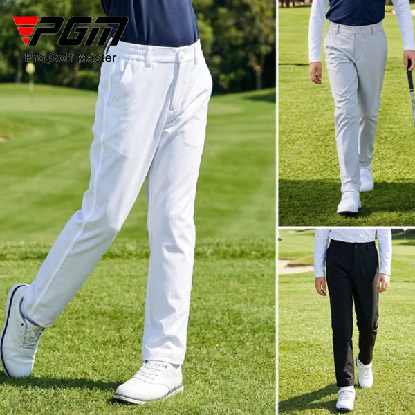 PGM Children's Golf Apparel Boys' Summer Pants Elastic Waistband Soft Sports KUZ219