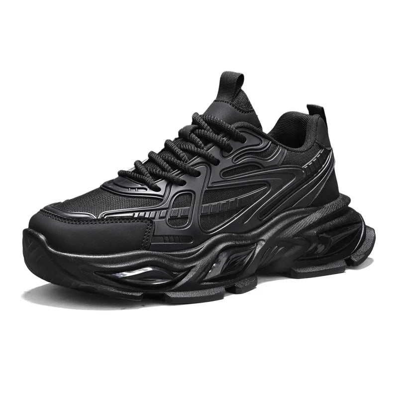Men's casual sneakers spring summer new breathable soft-sole anti-slip outdoor racing running shoes students speed sports shoes