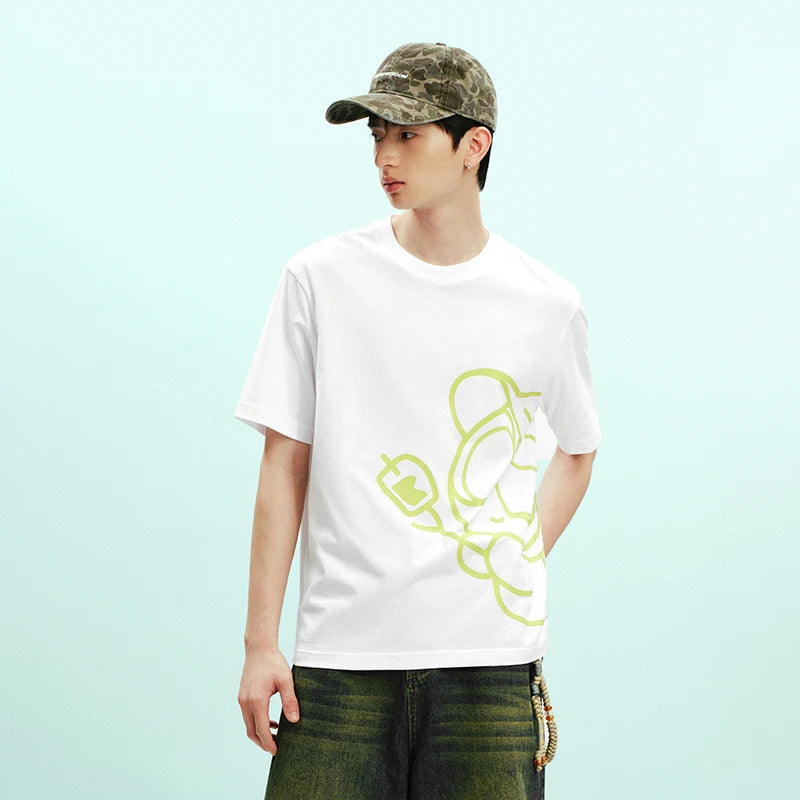 Semir Unisex Tshirt Breathable Half Sleeve Trendy Graphic Print Summer 2026 Loose Fit Everyday Casual Style Top