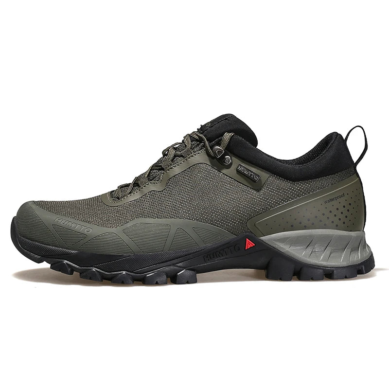 HUMTTO Trekking Shoes for Men Waterproof Climbing Hiking Shoes Mens Sports Luxury Designer Outdoor Leather Safety Sneakers Man