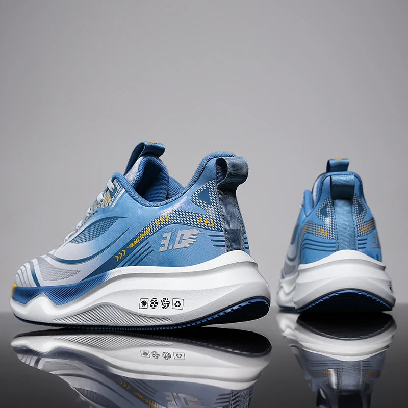 Parent-child racing running shoes Four season soft-sole men's speed sneakers fashion light breathable outdoor casual sports shoe
