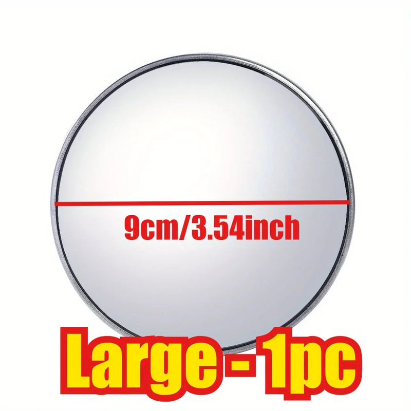 SEAMETAL 1/2pcs Car Reaview Blind Spot Mirror Wide Angle Round Convex Side Mirrors Rear View Mirrors for Truck Car Accessories