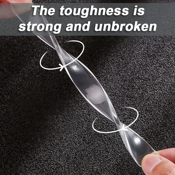 SEAMETAL 10Pcs Car Door Transparent Tape Anti Collision Protector Sticker Door Edge Protection Guard Strip for Home Office