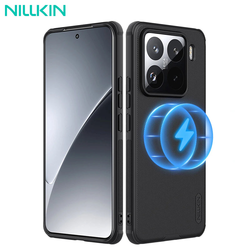 Nillkin For Xiaomi 15 / 15 Pro Magsafe Case Super Frosted Shield Pro Magnetic Wireless Charging PC Back Cover For Xiaomi Mi 15