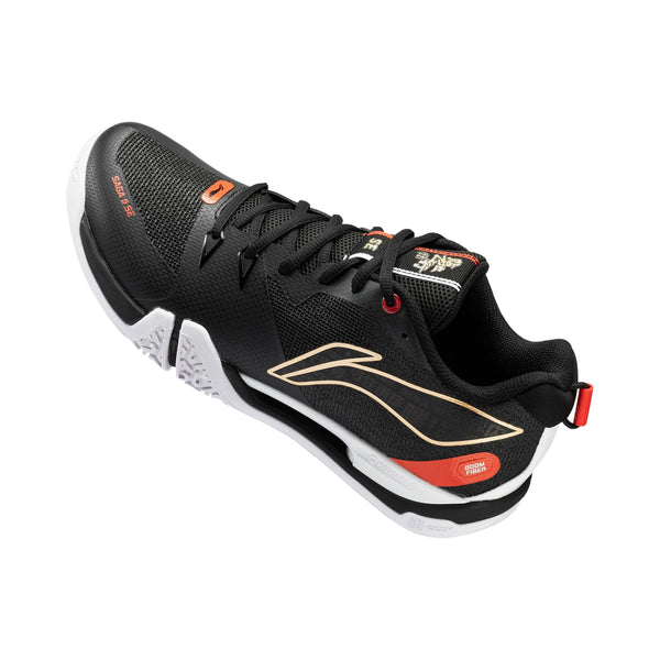 ស្បែកជើងវាយសី Li-Ning Unisex SAGA 2 SE BOOM Shock Absorption Energy Return LiNing Professional Sneakers AYZU001