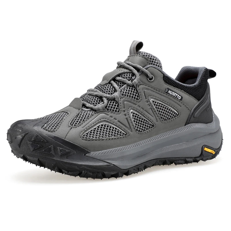 HUMTTO Trekking Shoes for Men Mountain Climbing Sneaker Outdoor Sports Shoe Breathable Walking Casual Sneakers Man Hiking Boots