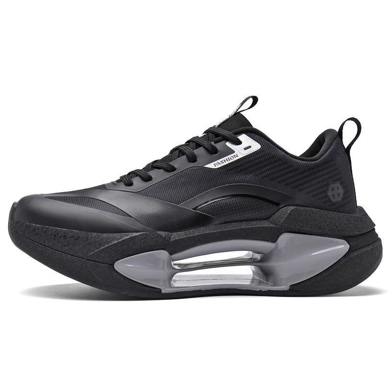 Unisex Sports Shoes Marathon Features Autumn Outdoor Running Shoes Hollowed Out Soft Sole Anti Slip Damping Training Shoes Man