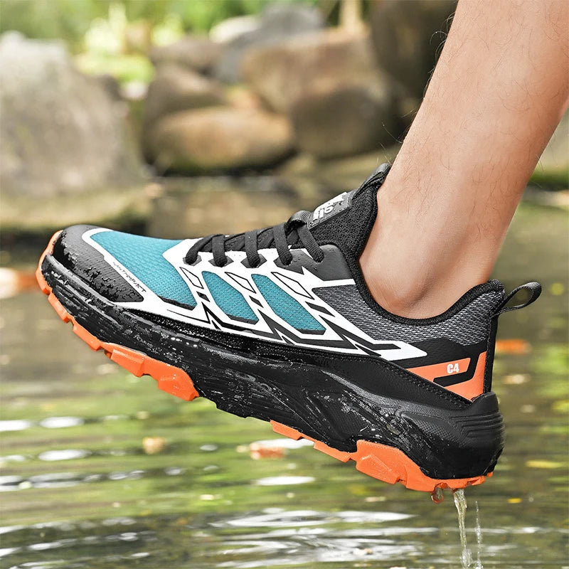 Men's high-quality sports casual shoes Four Seasons new breathable city outdoor hiking shoes fashion anti-slip walking sneakers