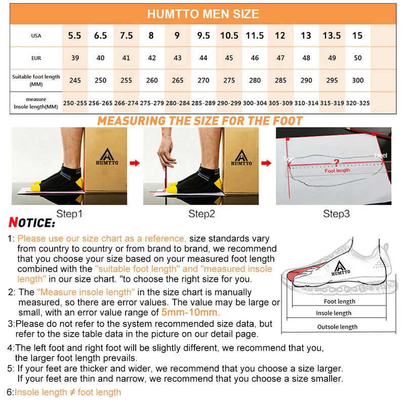 HUMTTO Breathable Outdoor Men's Sports Shoes Luxury Designer Climbing Trekking Sneakers for Men New Safety Work Man Hiking Boots