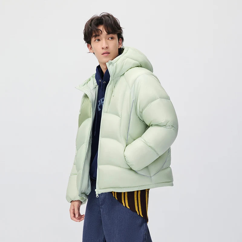អាវក្រៅបុរស Semir រចនាបថទំនើប រចនាបថខាងក្រៅ មានក្រណាត់ការពារទឹកជ្រាប ឆ្នាំ២០២៦ ថ្មីសម្រាប់ពាក់ប្រចាំថ្ងៃ រដូវរងា រចនាបថធម្មតាសម្រាប់ទីក្រុង