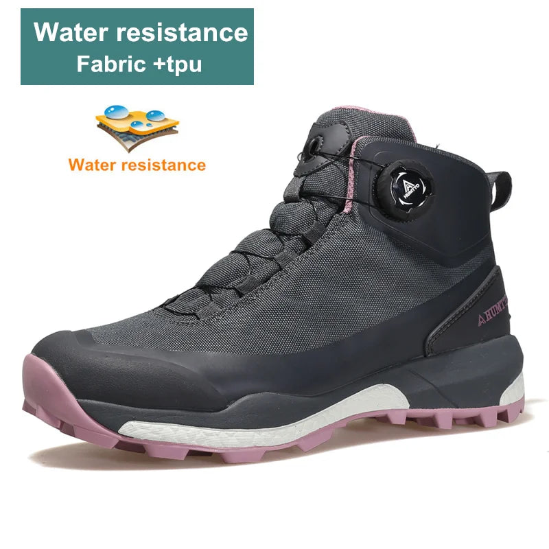 HUMTTO Waterproof Hiking Shoes for Women 2023 Winter Trekking Woman Sneakers Outdoor Women's Sports Shoe Walking Tactical Boots