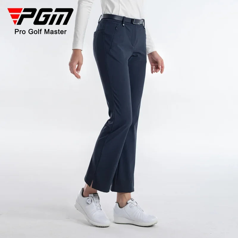 PGM Women's Golf Pants with Split Legs Wear for Women KUZ168