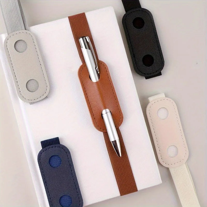 1/2pcs PU Leather Notebook Pen Cover,Portable Pen Holder & Storage Bag for School, Office.Office & Dorm Accessories.pen cap