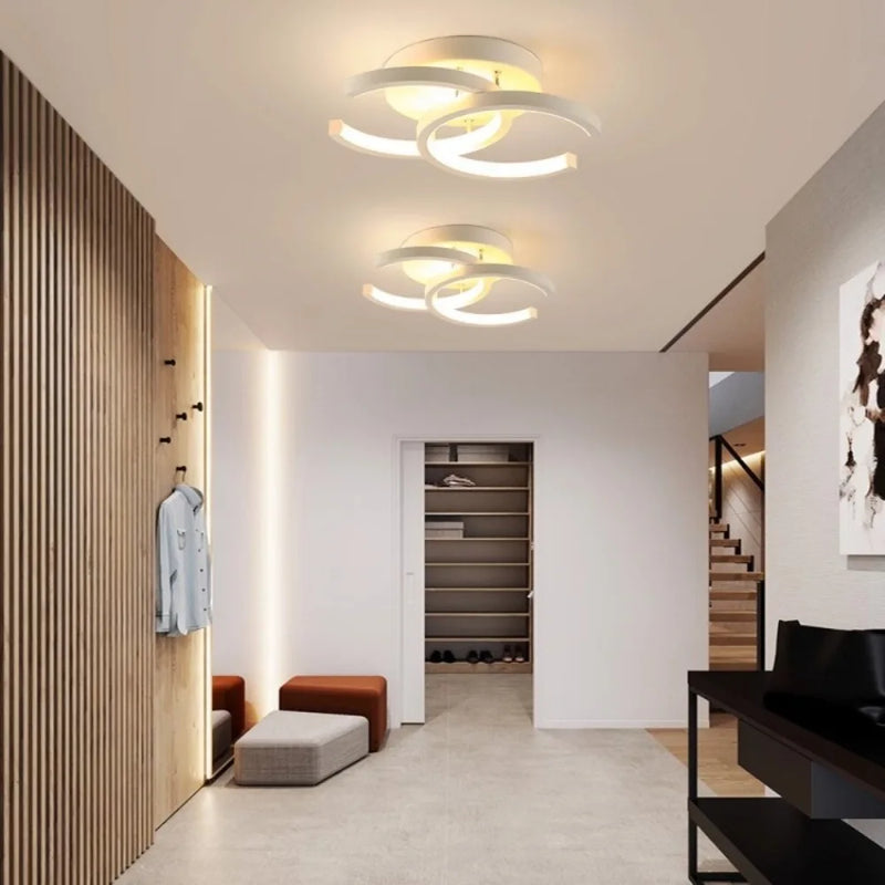 JOYINLED Nordic Ceiling Lighting Chandelier for Living Room Modern Decoration Led Square Round Ceiling Light Fixtures Ceiling