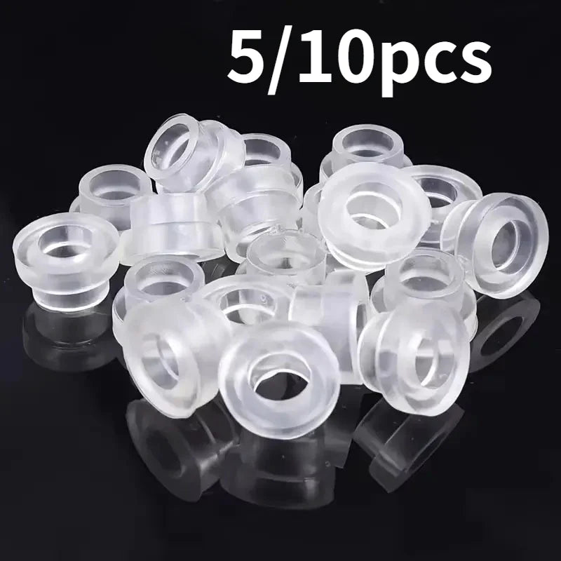 5/10pcs Universal Silicone Faucet Seal Washers with Locking Clamp.Leak-Proof Waterproof Gasket for Home Plumbing, Faucets.