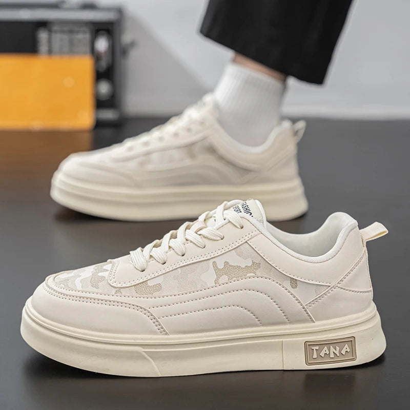 Men's fashion casual shoes four season breathable lightweight soft-sole outdoor walking shoes youth Joker tide sports board shoe