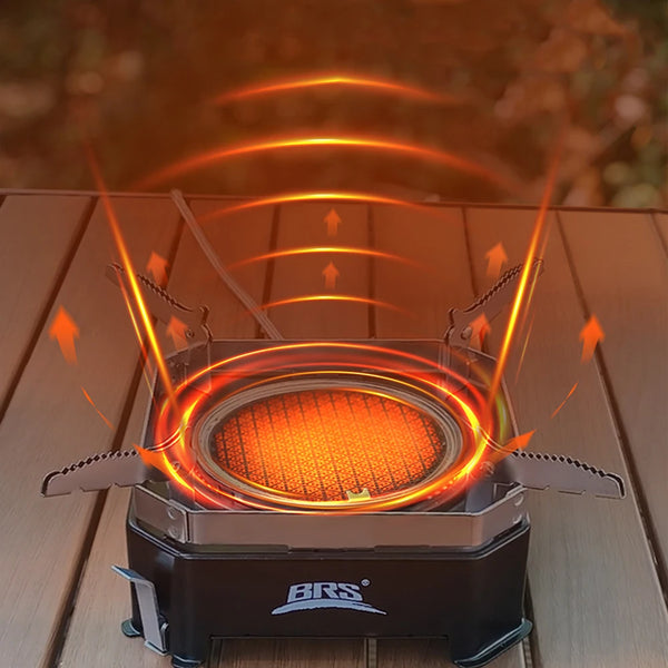 Camping Gas Stove 2200W High-power Infrared Card Stove Portable Lightweight Split Type Gas Burner Outdoor Picnic Hiking