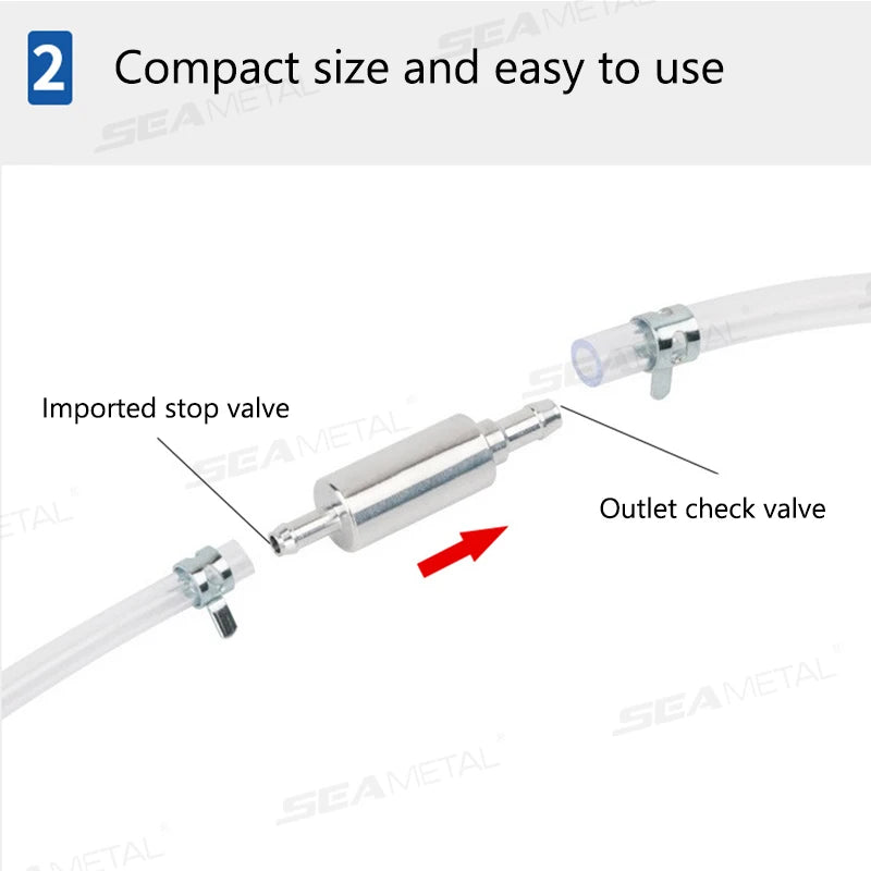 SEAMETAL Hydraulic Clutch One Way Valve Tube Car Clutch Brake Bleeder Hose Bleeding Tool Replacement Adapter Kit Car Accessories