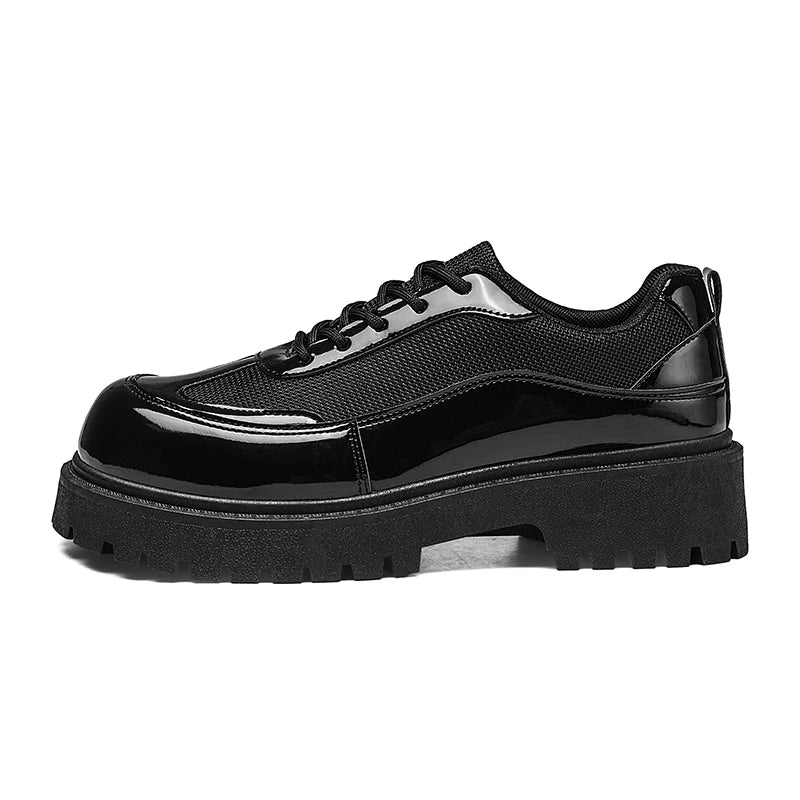 Business Leather Shoes Four Seasons Men's Casual Dress Shoes Soft Sole Safety Shoes Plus Size Fashion Leather Shoes Working Shoe