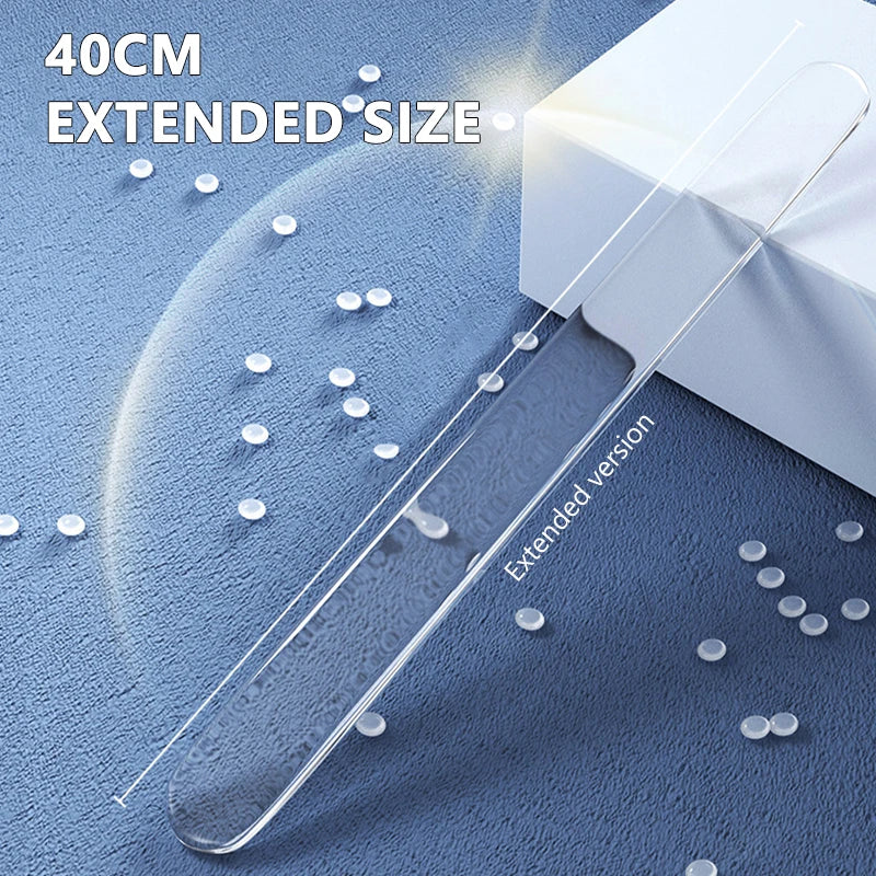 SEAMETAL 4PCS Extended Car Door Bumper Strip Transparent Body Protector Anti-scratch Protective Strip Body Decoration Strips