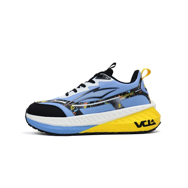 Men Sports Shoes Breathable Mesh Lightweight Outdoor Fitness Shoes New Thick Soled Fashionable Lace Up Jogging Shoes for Men