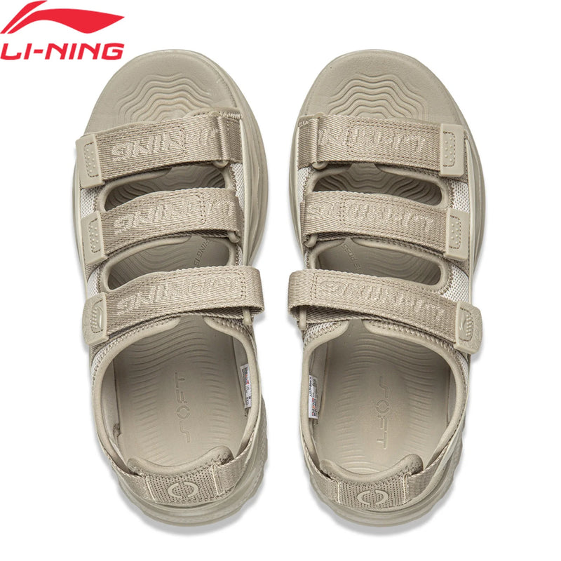 ស្បែកជើងប៉ាតា Li-Ning Unisex ទន់ COCA COMFOAM ទន់ស្រួល រចនាបថ LiNing សម្រាប់បុរស និងស្ត្រី ស្បែកជើងប៉ាតាទាន់សម័យ AGUW009