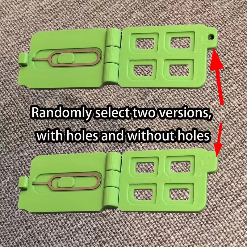 4pcs New Travel Phone Card and Pin Storage Box, Phone Card Clip, Outdoor Equipment Accessories Storage Box